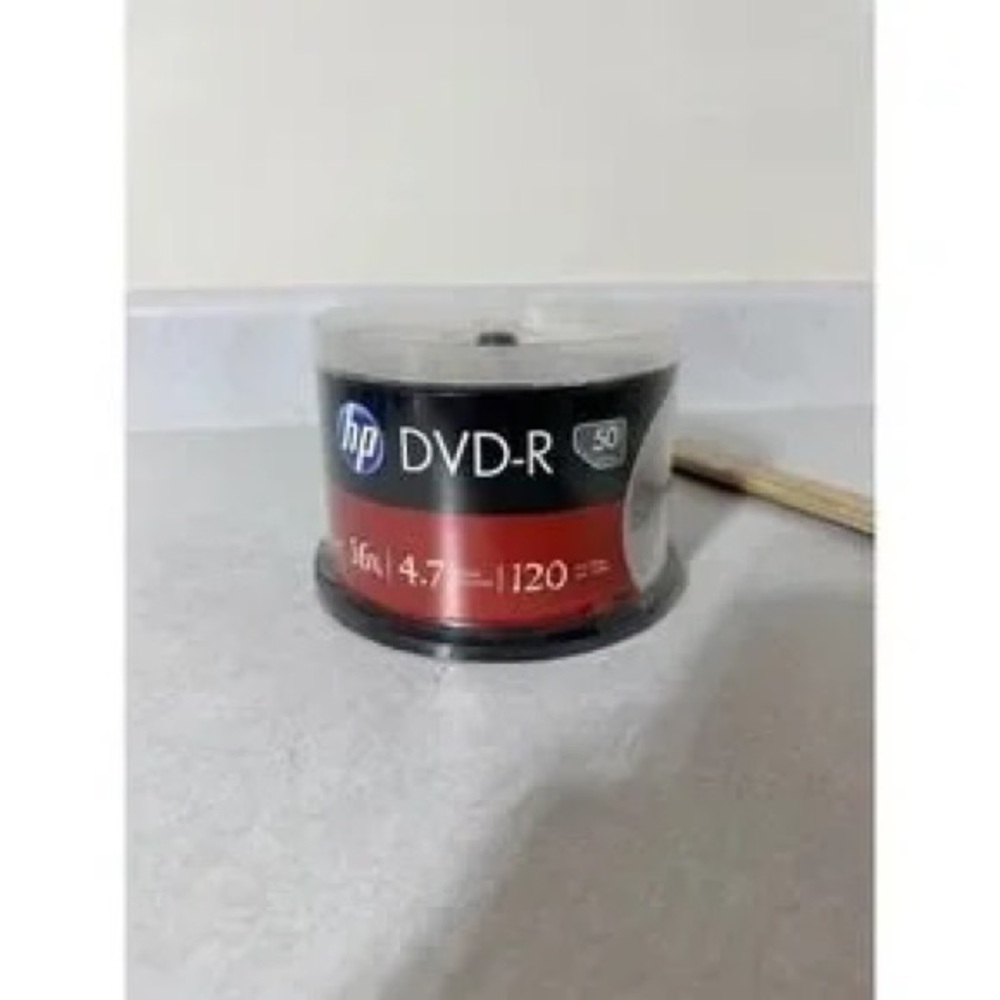 HP DVD-R 50-Pack in Black and Red Spindle